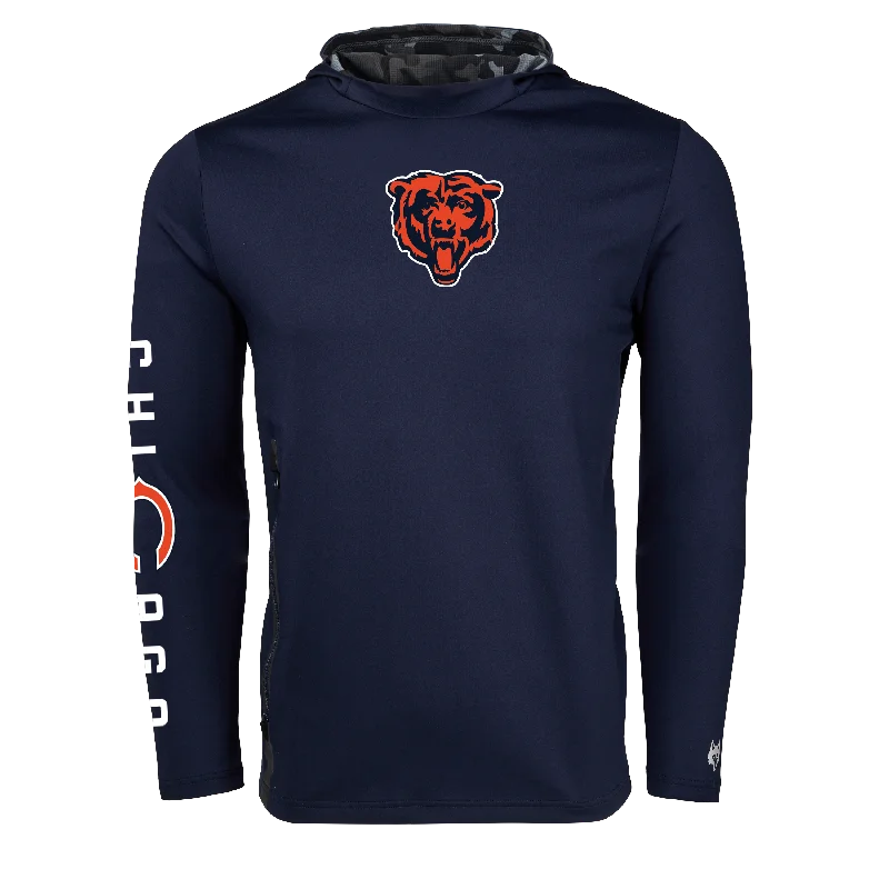 Men's cooling zip-up hoodie-Chicago Bears Bear Down Cokato Hoodie