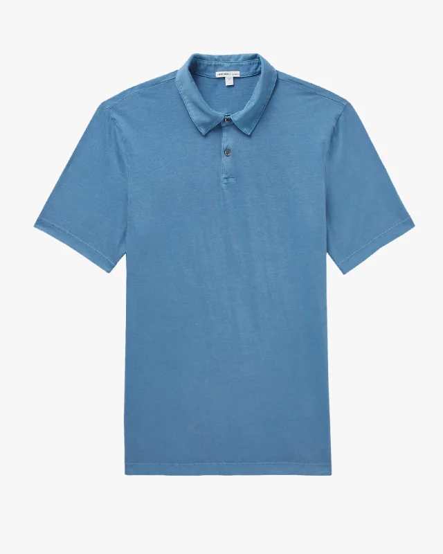 Men's casual athletic t-shirt-Revised Sueded Polo