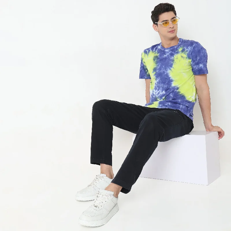 Men's relaxed fit athletic t-shirt-Regular Fit Tie - Dye T-Shirt