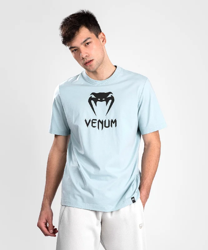 Men's sporty casual wear t-shirt-Venum Classic T-Shirt - Clearwater/Black