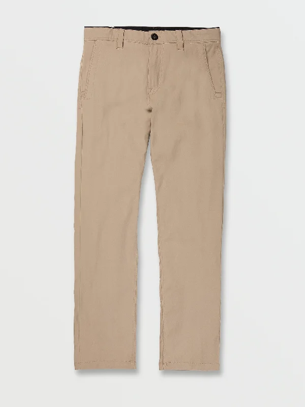 Men's tech-fabric casual pants-Frickin Tech Chino Pants - Khaki