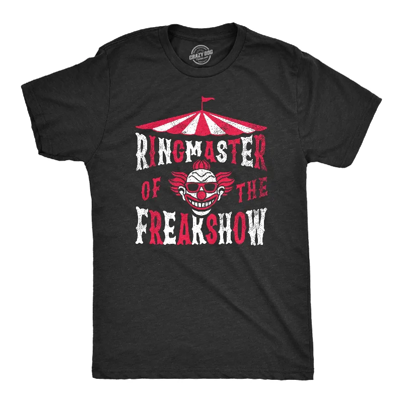 Men's fitness wear t-shirt-Ringmaster Of The Freakshow Men's T Shirt