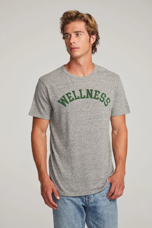 Men's lightweight athletic t-shirt-Wellness Mens Tee