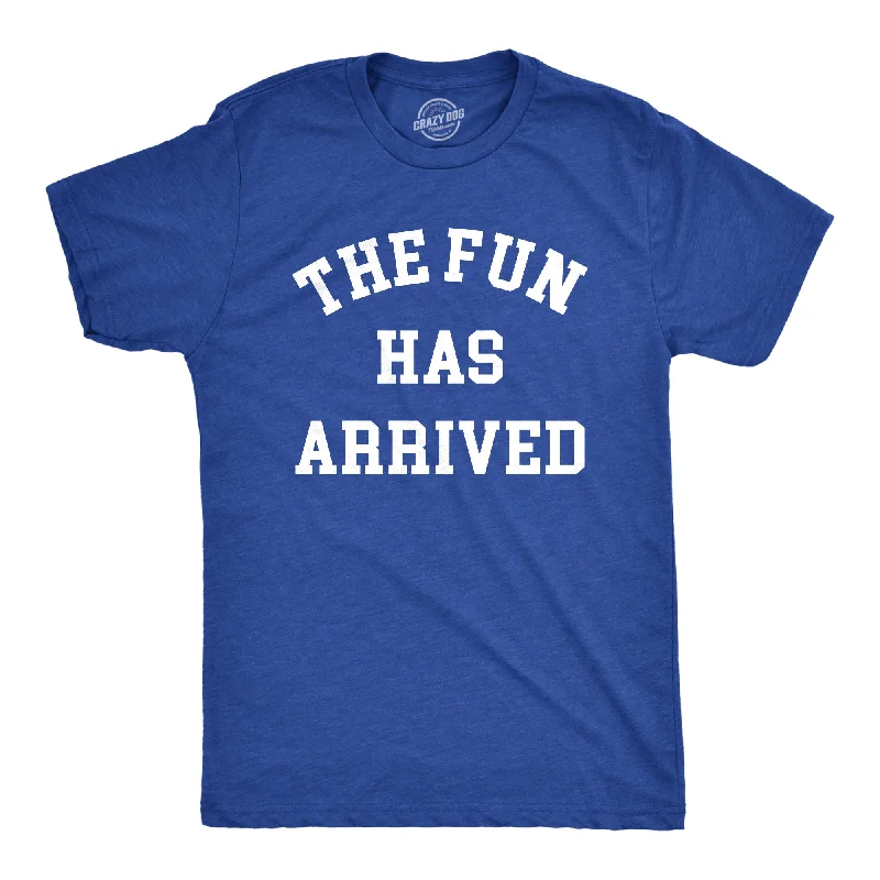 Men's eco-friendly recycled t-shirt-The Fun Has Arrived Men's T Shirt