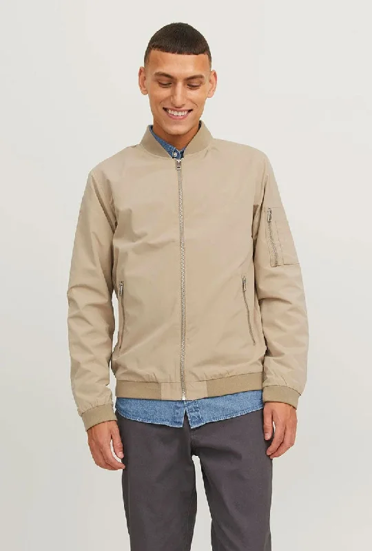 Men's gym-ready performance jacket-JACK AND JONES RUSH BOMBER JACKET