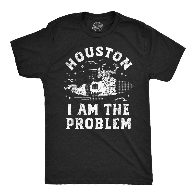 Men's ultra-breathable athletic t-shirt-Houston I Am The Problem Men's T Shirt