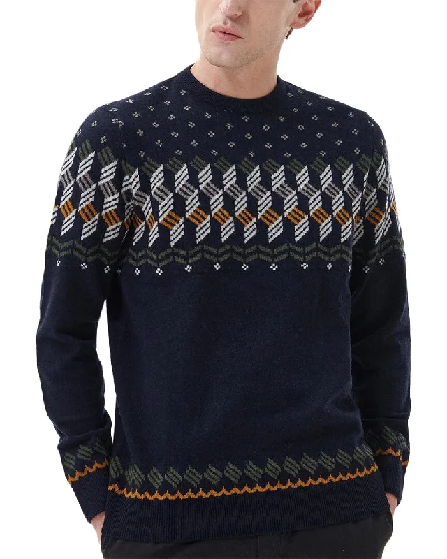 Men's breathable knit-Barbour Tursdale Wool Sweater