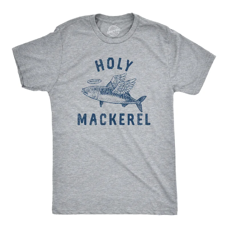 Men's comfortable wear t-shirt-Holy Mackerel Men's T Shirt