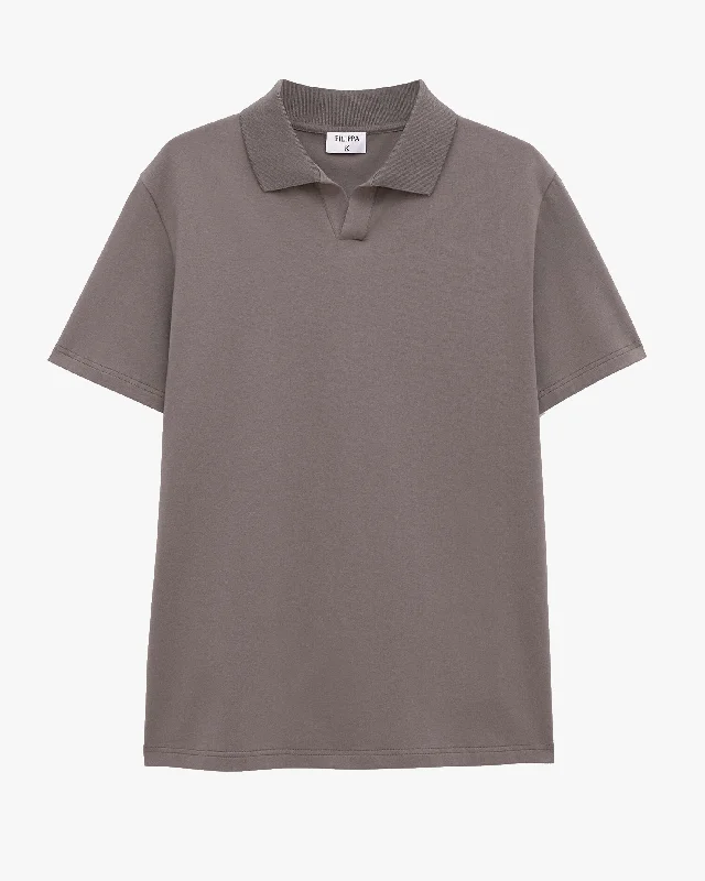 Men's modern fit t-shirt-Stretch Polo Shirt