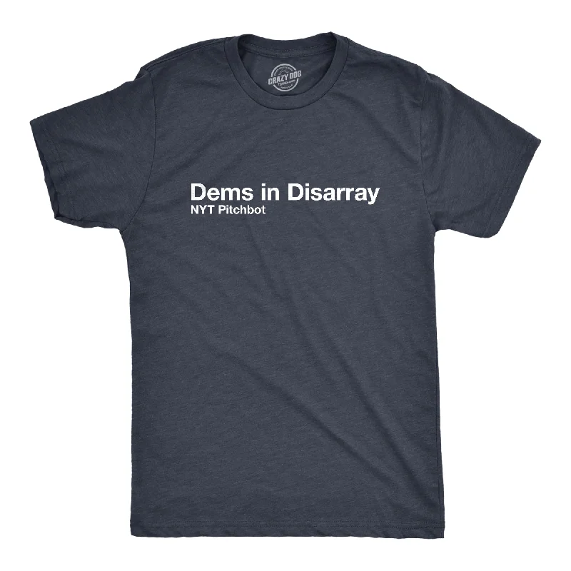 Men's weatherproof outdoor t-shirt-Dems In Disarray Men's T Shirt