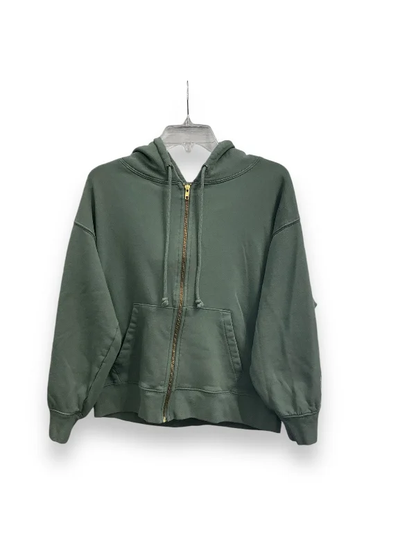 Men's fashionable rain jacket-Jacket Shirt By J. Crew In Green, Size: S