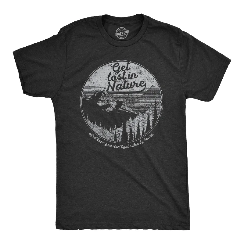 Men's performance athletic t-shirt-Get Lost In Nature Men's T Shirt