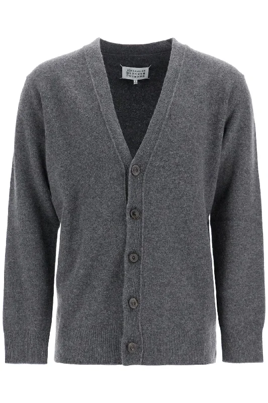 Men's ethical sweater-Maison Margiela Men's Pure Wool Cardigan For Women