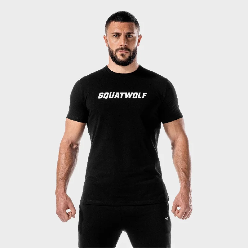 Men's performance athletic t-shirt-Iconic Muscle Tee - Onyx