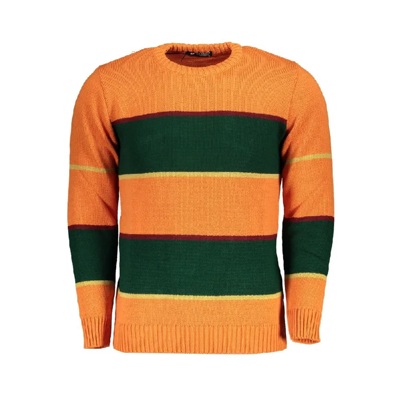 Men's casual knit sweater-U.S. Grand Polo  Fabric Men's Sweater