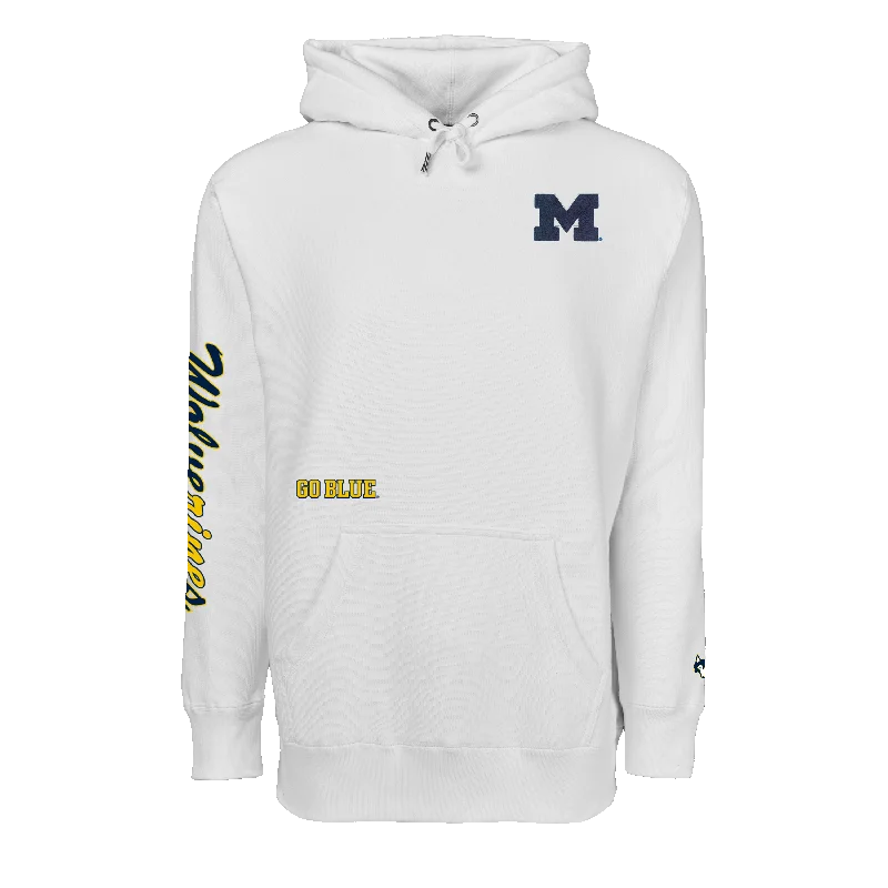 Men's naturally cooling hoodie-University of Michigan Stadium Fireside Hoodie