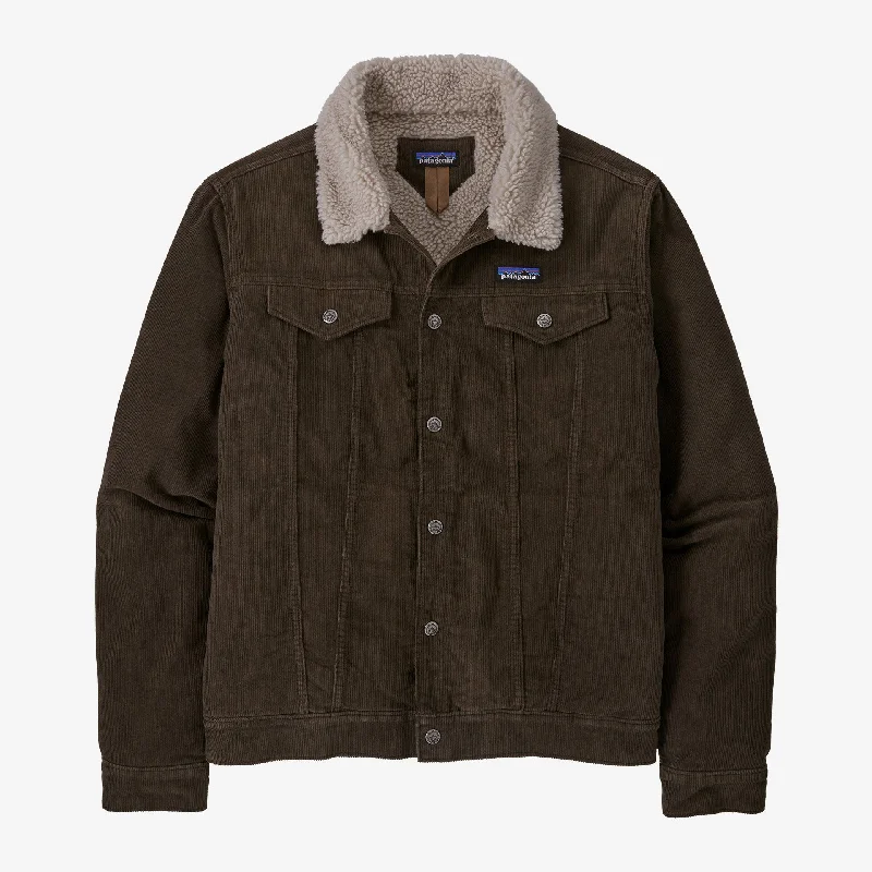 Men's fashion-forward denim jacket-Patagonia Men's PileLined Trucker Jacket 2023