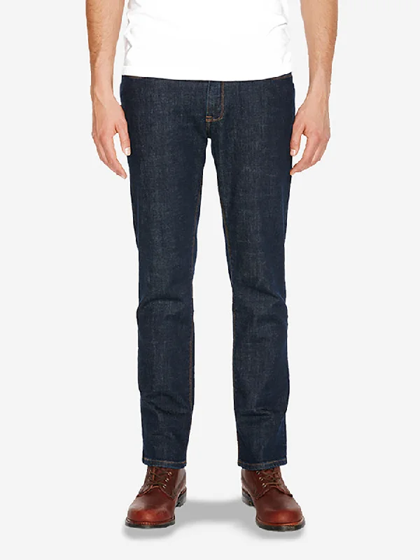 Men's sustainable casual wear pants-Straight Wooster Jeans