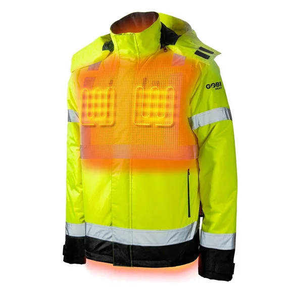 Men's tech-inspired casual jacket-Men's Flash Heated Hi Vis Jacket