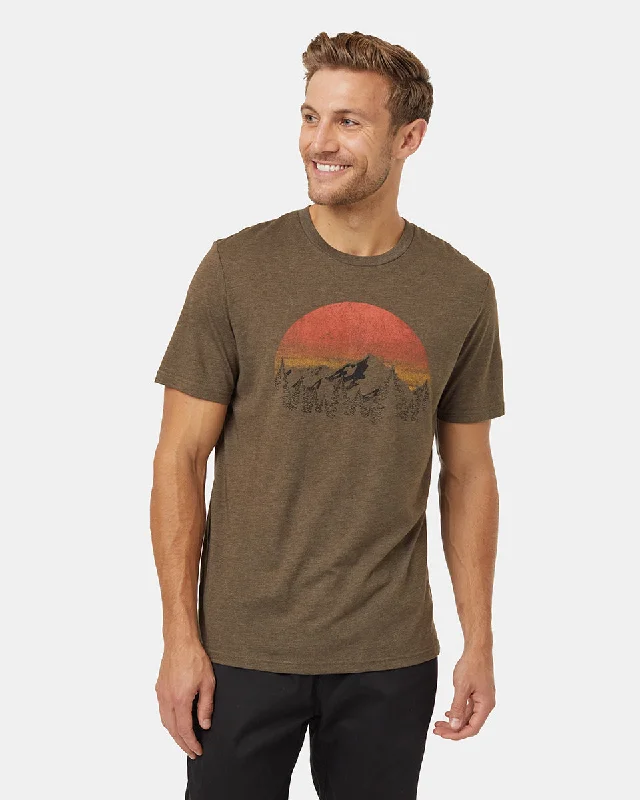 Men's eco-friendly recycled t-shirt-Vintage Sunset T-Shirt