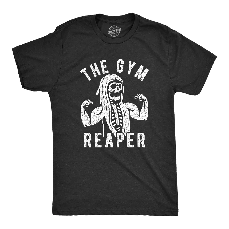 Men's durable outdoor t-shirt-The Gym Reaper Men's T Shirt