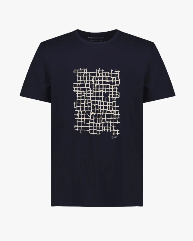 Men's weatherproof outdoor t-shirt-Standard T (MP Grid)