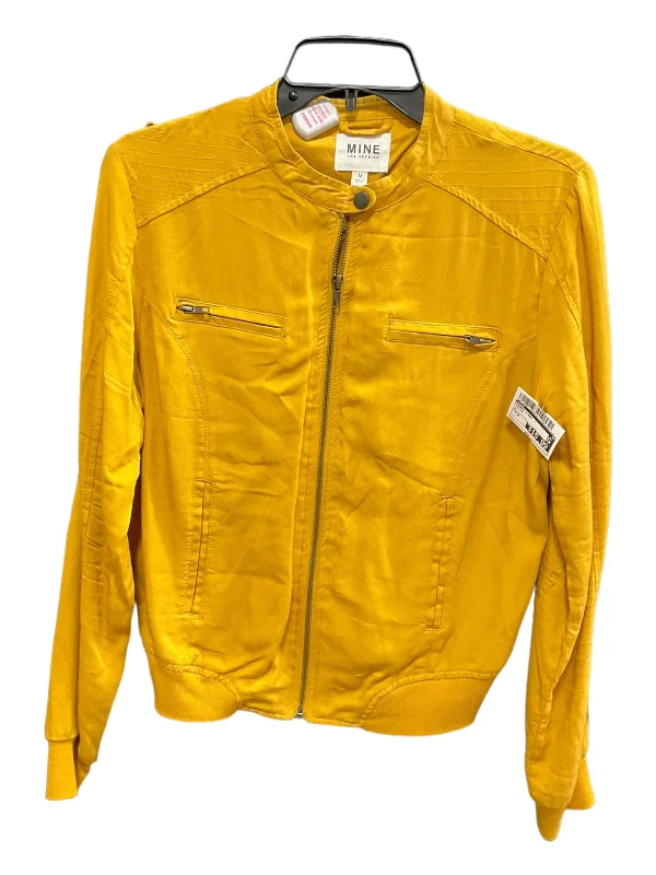 Men's active travel jacket-Yellow Jacket Other Mine, Size M