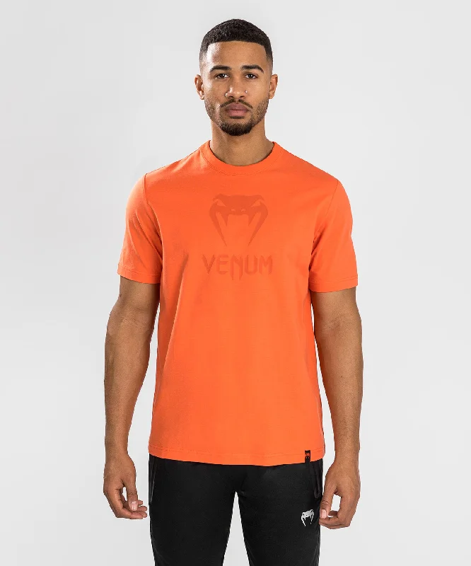 Men's durable outdoor t-shirt-Venum Classic T-Shirt - Orange/Orange