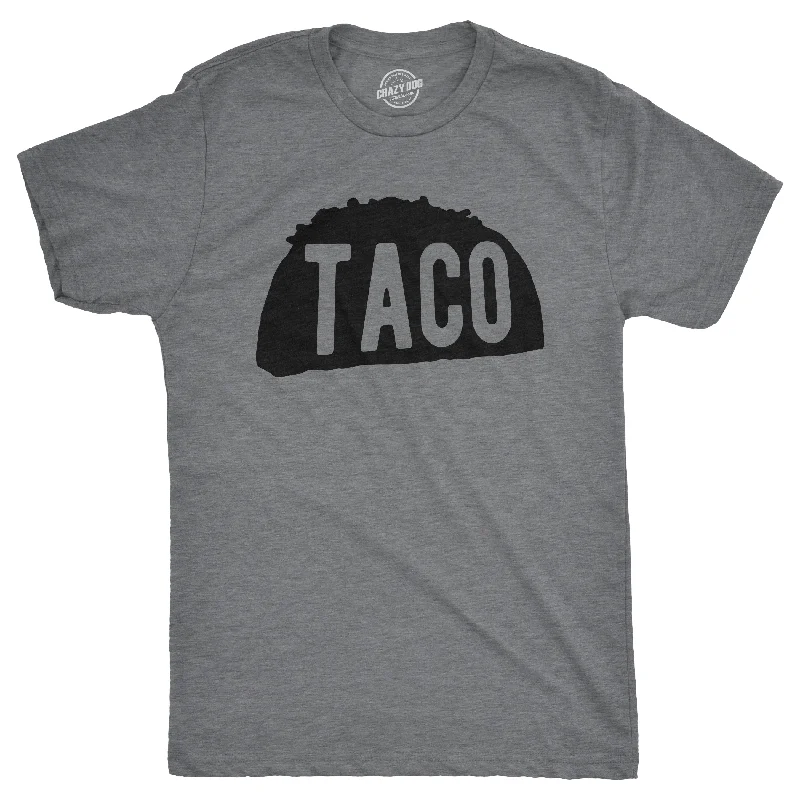 Men's performance athletic t-shirt-Taco Men's T Shirt