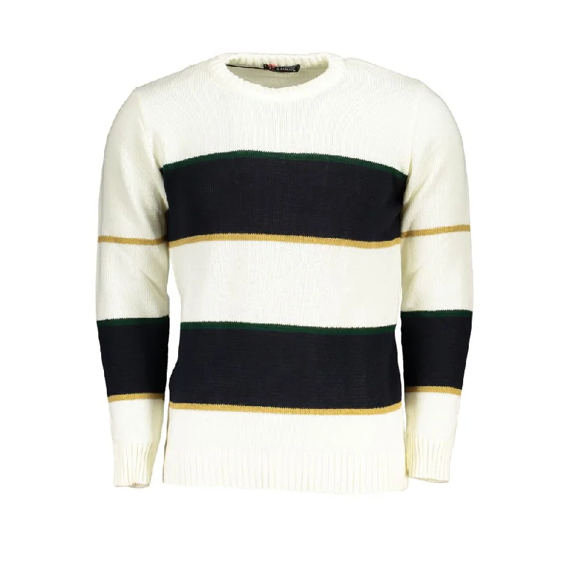 Men's merino wool sweater-U.S. Grand Polo  Fabric Men's Sweater