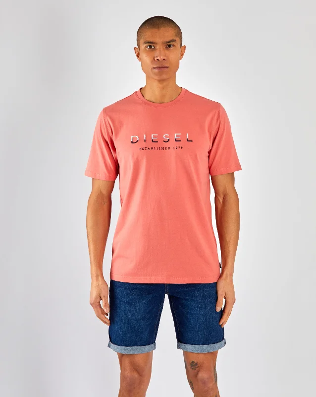 Men's sustainable jersey t-shirt-Josh Tee Faded Rose