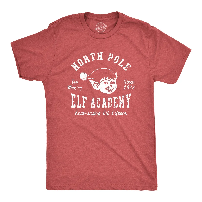 Men's eco-friendly recycled t-shirt-North Pole Elf Academy Men's T Shirt