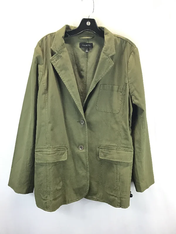 Men's lightweight parka-Jacket Other By Talbots In Green, Size: 16