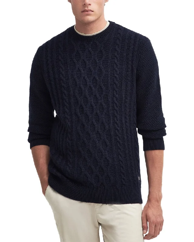 Men's active sweater-Barbour Es Chunky Wool-Blend Sweater