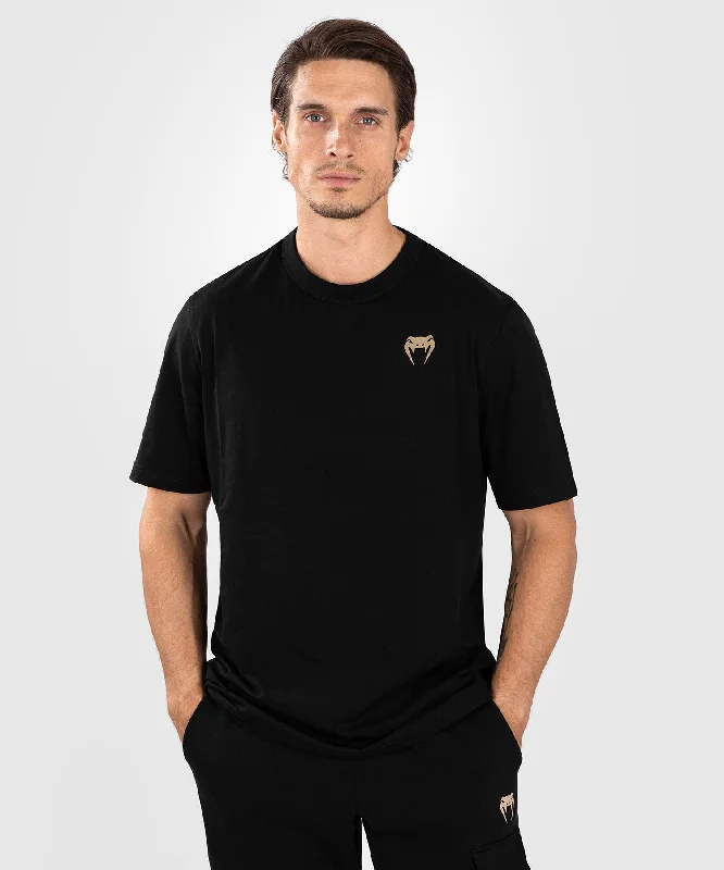 Men's tech fabric athletic t-shirt-Venum Gorilla Jungle T-Shirt - Black/Sand