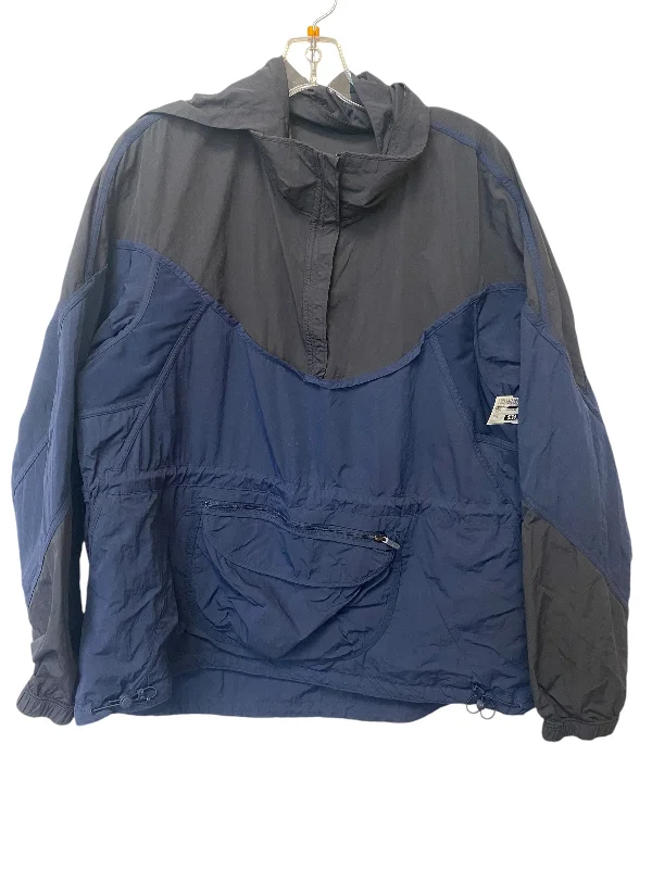 Men's weather-resistant gym jacket-Jacket Windbreaker By Lululemon In Navy, Size: S