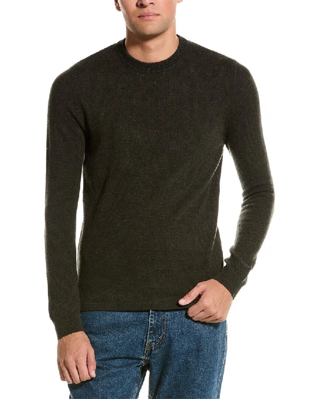 Men's easy-care sweater-Autumn Cashmere Thermal Cashmere Crewneck Sweater