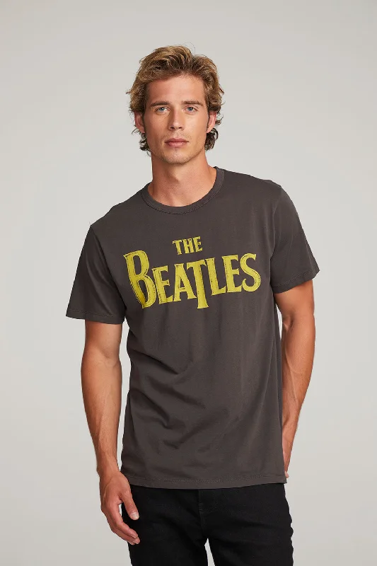 Men's casual athletic t-shirt-The Beatles Classic Logo Mens Tee