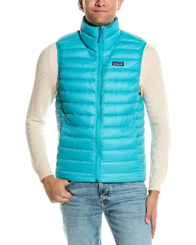 Men's recycled fabric sweater-Patagonia Down Sweater Vest