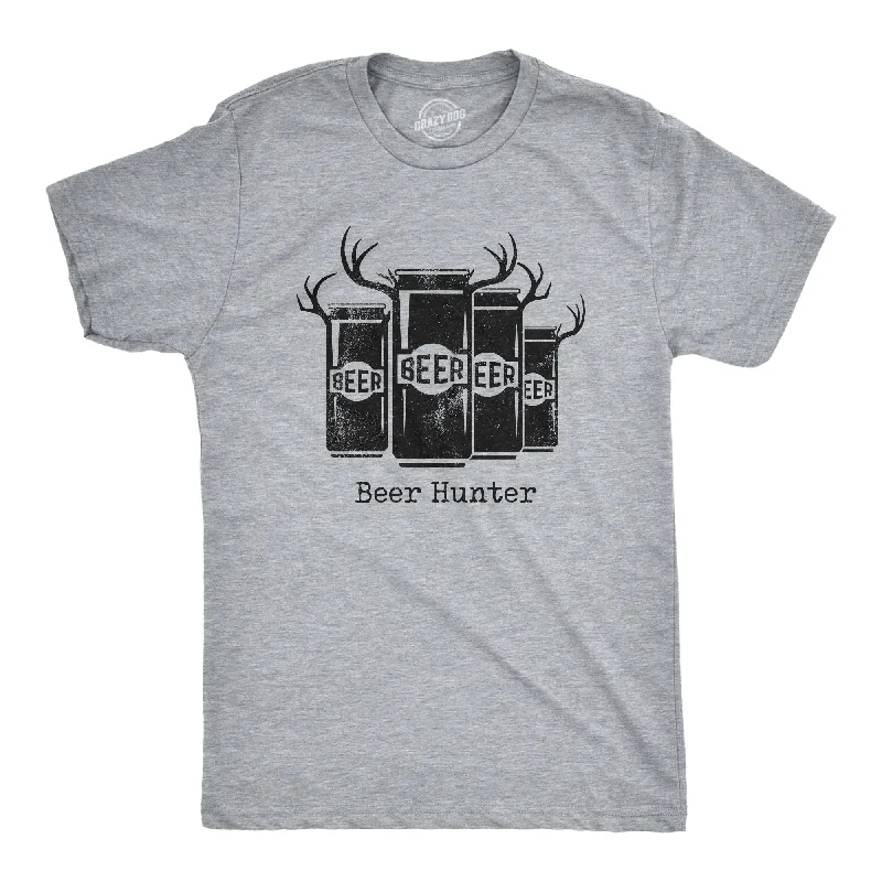 Men's summer wear t-shirt-Beer Hunter Men's T Shirt