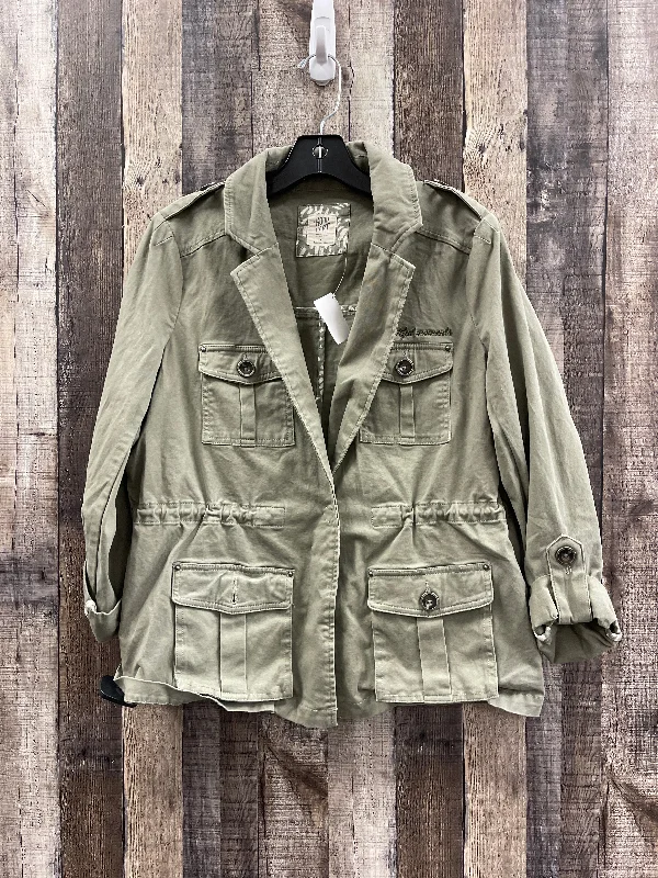 Men's versatile hiking jacket-Jacket Denim By Cme In Green, Size: M