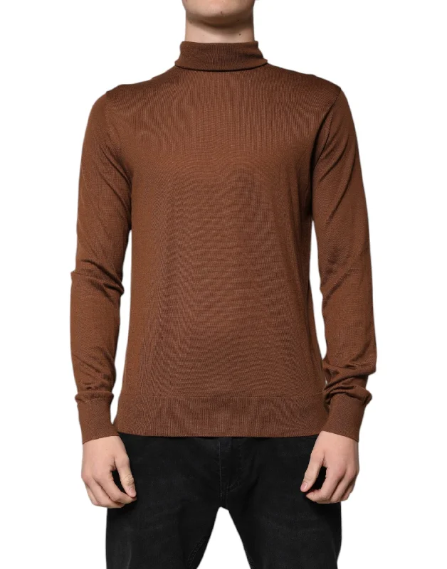 Men's durable sweater-Dolce & Gabbana Cashmere Turtleneck Pullover Men's Sweater (Pre-Owned)