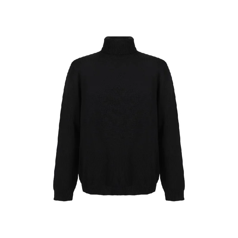 Men's travel knitwear-Roberto Collina Turtleneck Men's Sweater