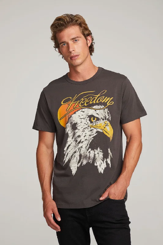 Men's performance athletic t-shirt-Freedom Eagle Mens Tee