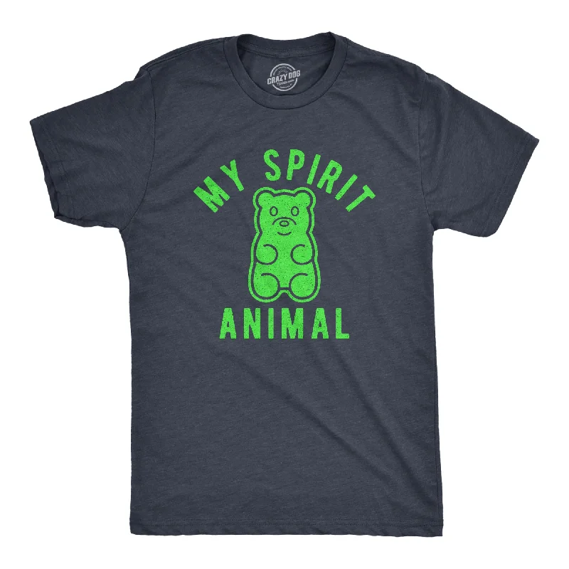 Men's workout tech t-shirt-My Spirit Animal: Gummy Bear Men's T Shirt