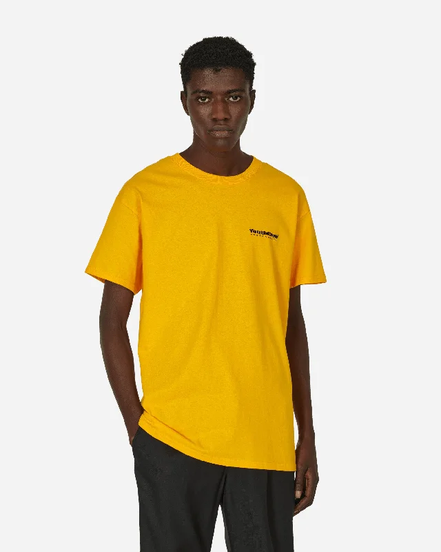 Men's relaxed fit athletic t-shirt-Brunetti T-Shirt Yellow