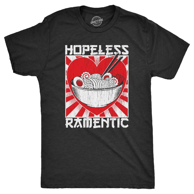 Men's eco-friendly recycled t-shirt-Hopeless Ramentic Men's T Shirt