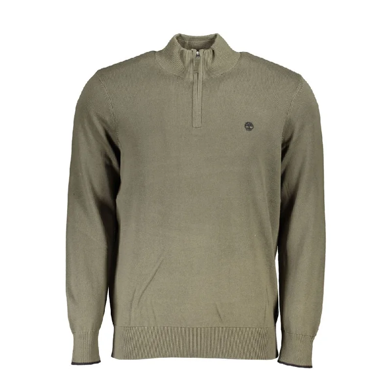 Men's zip-up sweater-Timberland Organic Cotton Half Zip Sweater - Lush Men's