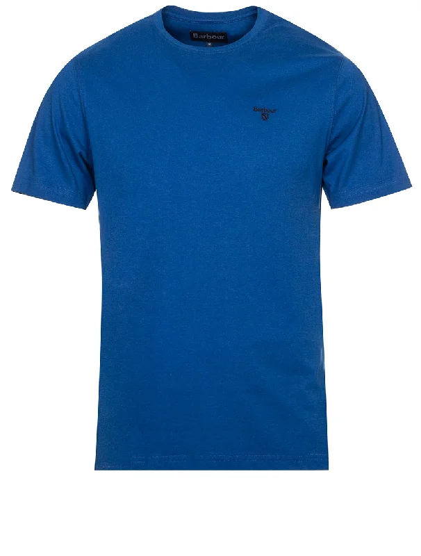 Men's high-performance fabric t-shirt-Essential Sports Tee Monaco Blue