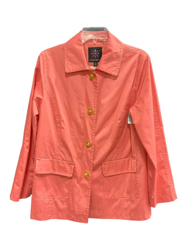 Men's comfortable hiking jacket-Peach Jacket Other Isaac Mizrahi Live Qvc, Size S